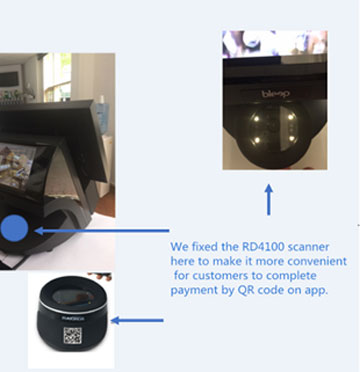  RD4100 Desktop 1D&2D Barcode Scanner