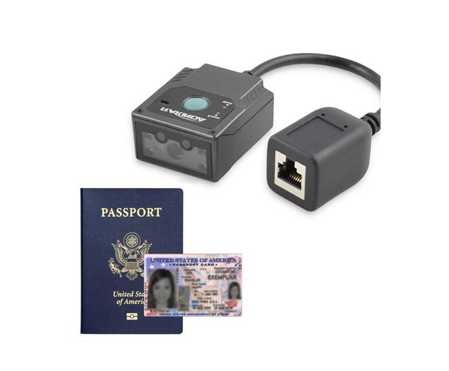 MRZ OCR Passport Barcode Scanner Module