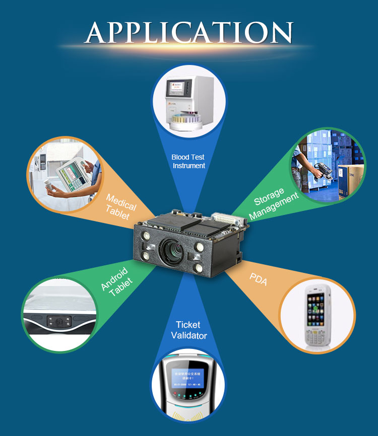 LV3000 2D Barcode Scanner Module / Passport OCR Scanner