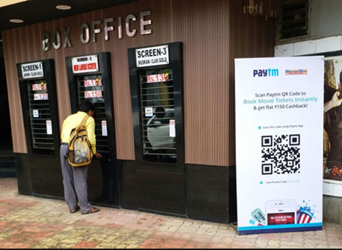 QR Code Scanner Used For Metro Entrance