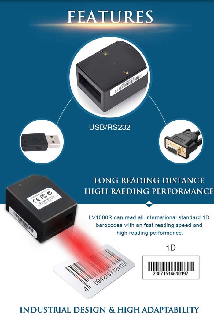 LV1000R 1D Scanner Module