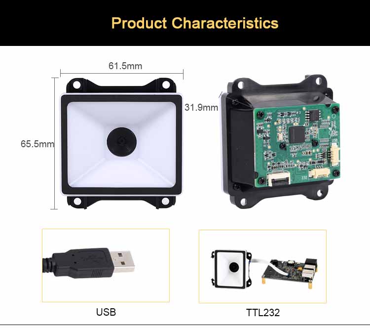 RD3200EX Fixed Mount 2D Barcode Reader