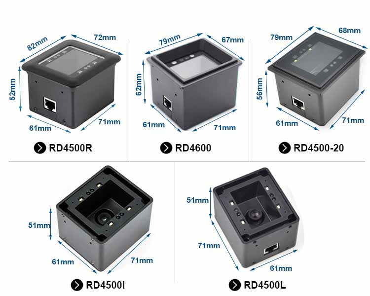 RD4600 2D Fixed Mount Barcode Scanner