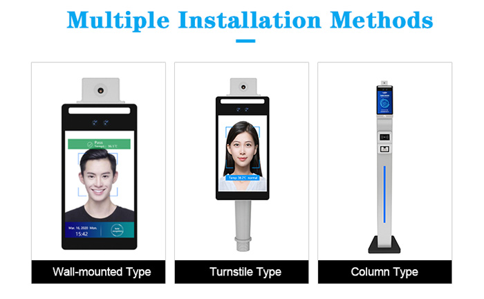 Face Temperature Access Control System with QR Code Scanning