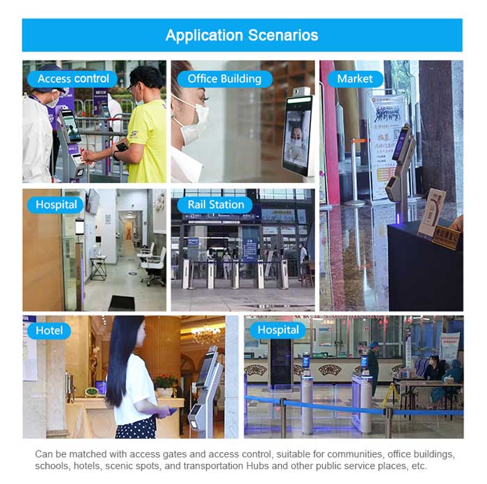 Face Temperature Access Control System with QR Code Scanning