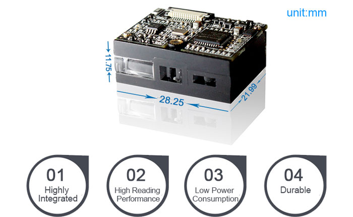 LV1365 1D Scanner Module