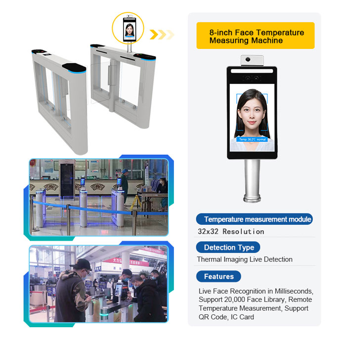 F2-H Face Recognition Infrared Temperature Measuring Device