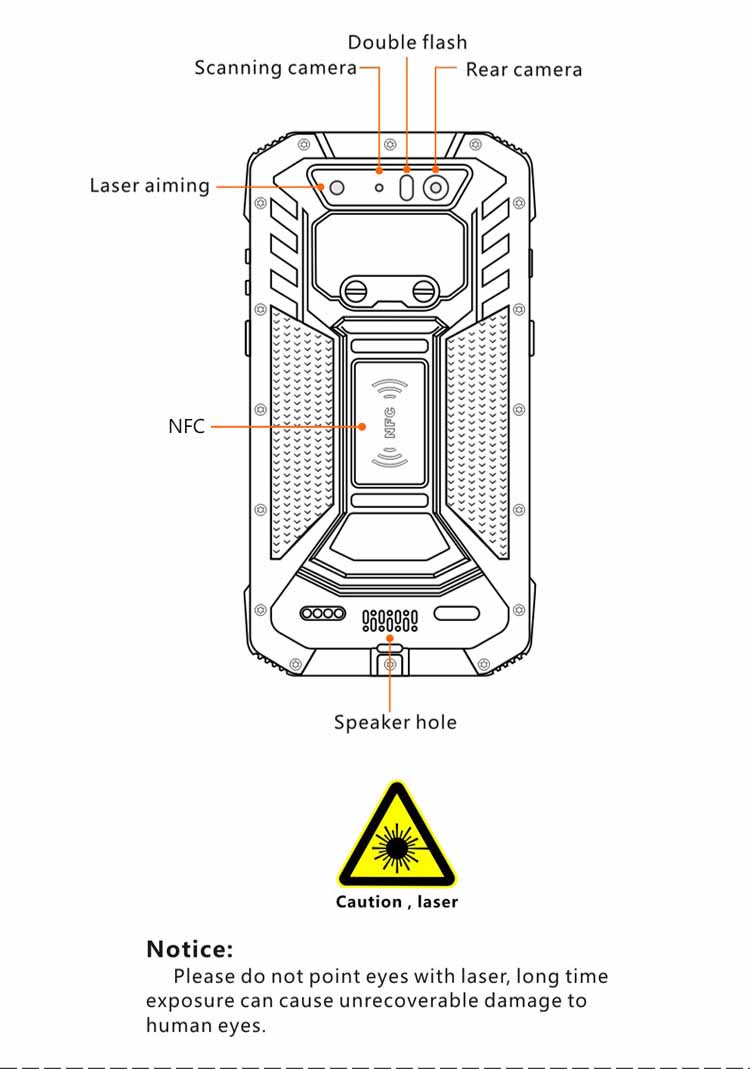 Rakinda S2 Plus PDA Barcode Scanner