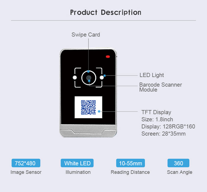 RD009 4G QR Code Door Access System with Green Digital Pass